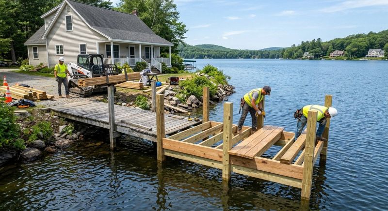 Pond Dock Construction in Kansas City, KS